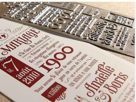 In Typo và In Letterpress: So sánh hai phương pháp in truyền thống